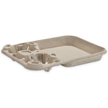 Chinet® Strongholder Molded Fiber Cup-food Tray, 8 Oz To 22 Oz, Four Cups, Beige, 250-carton freeshipping - TVN Wholesale